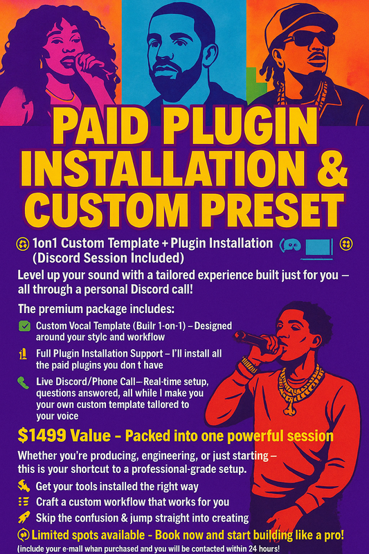 [3 Left] 1on1 Call where I Install ALL Paid Plugins & Make you A Custom Preset